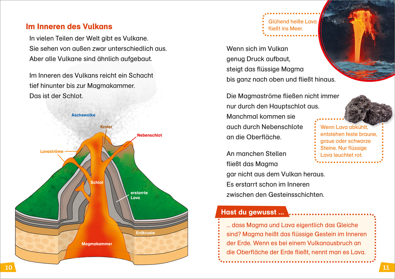 Was ist Was Erstes Lesen Vulkane | Sachbücher | Lesershop